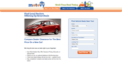 Desktop Screenshot of newcars.motovy.com