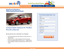 Tablet Screenshot of newcars.motovy.com